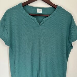 Abercrombie Kids Waffle Short Sleeve Shirt — Size 17/18